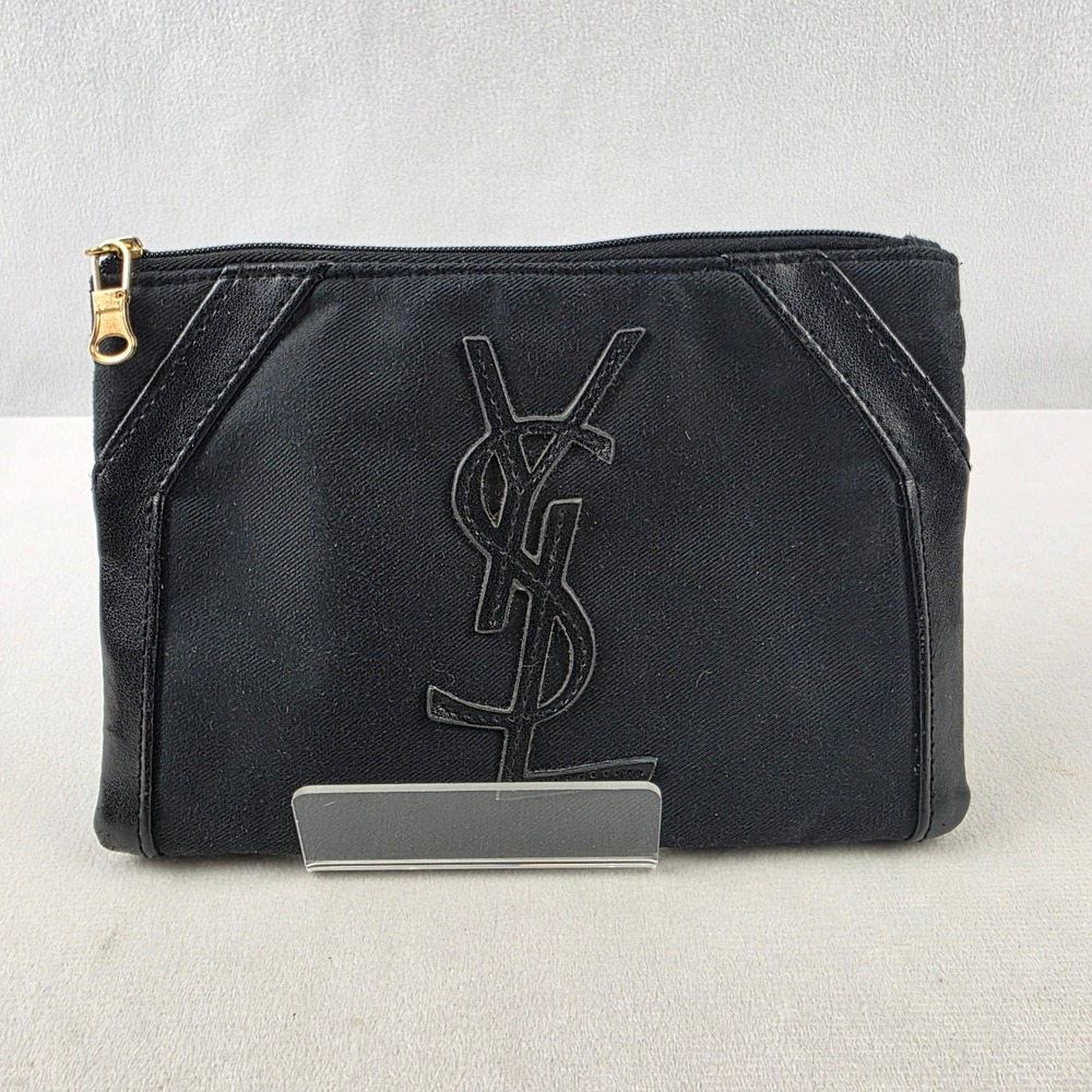 Vintage YSL Yves Saint Laurent Parfums clutch bag travel bag